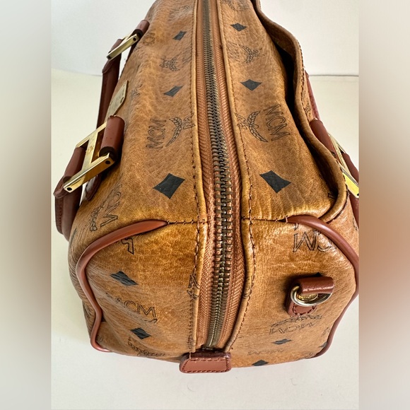 MCM Visetos Leather Vintage 2Way Shoulder Hand Bag - Picture 10 of 14